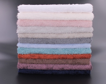 Bamboo Terry Towelling Soft Natural Double Face Fabric for Towels Bathrobe Baby