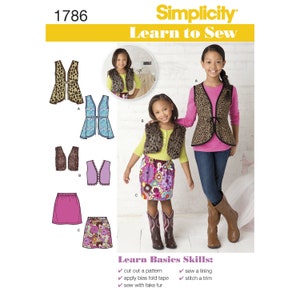 Simplicity Learn to Sew Child&#39;s & Girls&#39; Sportswear