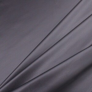 Antonio Protein Faux Leather Look Stretch OEKO TEX Fabric Leatherette - Black