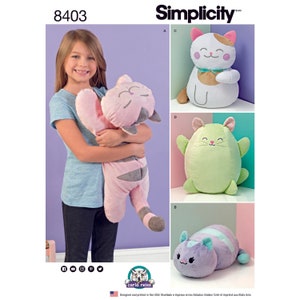 シンプリシティ パターン 8403 ぬいぐるみ猫
