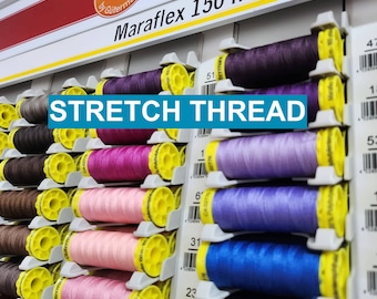 Gutermann Maraflex Elastic/Stretch Sewing Thread 150m For Knitted/Jersey Fabrics - 80 Colours