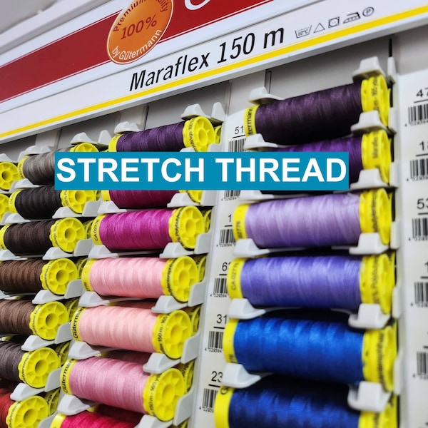 Gutermann Maraflex Elastic/Stretch Sewing Thread 150m For Knitted/Jersey Fabrics - 80 Colours