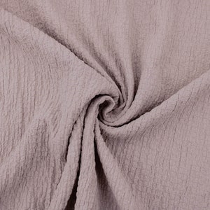 Plain Solid Rayon Crinkle Seersucker Woven Soft Drape Lightweight Viscose Fabric