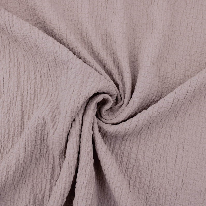 Plain Solid Rayon Crinkle Seersucker Woven Soft Drape Lightweight Viscose Fabric