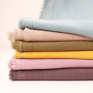 Stone Washed Pure 100% Linen Natural Plain Home Decor Furnishing Dressmaking Women Kids Craft Material Fabric