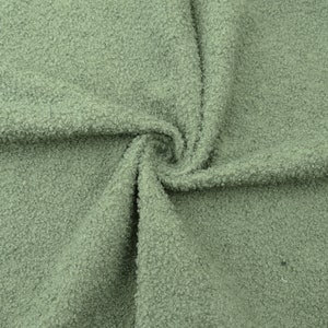 Micro Boucle Luxury Curled Soft Sheep Wool Feel Upholstery Furnishing Fabric Material With Strong Backing image 8