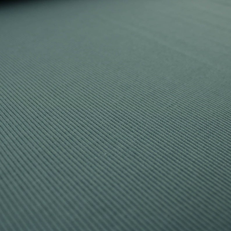 Fine Ribbed Cotton Jersey Soft Stretch Knitted OEKO-TEX Dressmaking Women Fabric