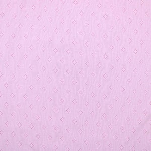 Pointelle Diamond Cotton Jersey Soft Stretch Light Knitted Kids Women Fabric