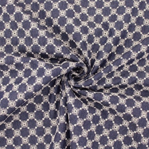 Jeans Cotton Denim Chambray Embroidery Non-Stretch Light Dress Women Kids Fabric