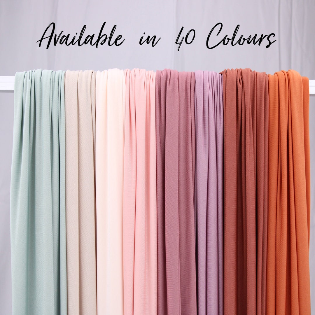 Soft Touch Elastane Jersey Single Knit Stretch Sportswear Dressmaking ...