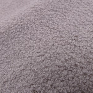 Micro Boucle Luxury Curled Soft Sheep Wool Feel Upholstery Furnishing Fabric Material With Strong Backing image 7