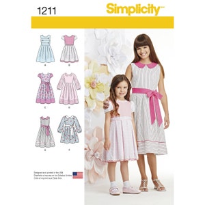 Simplicity Child&#39;s and Girls&#39; Dress in two lengths