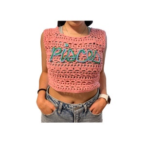 pisces beach top- ready to ship