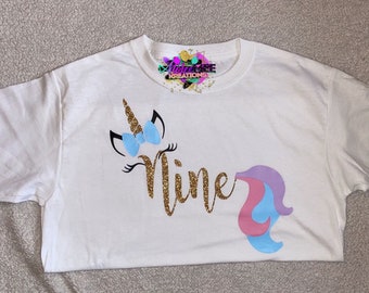 Number 9 unicorn shirt