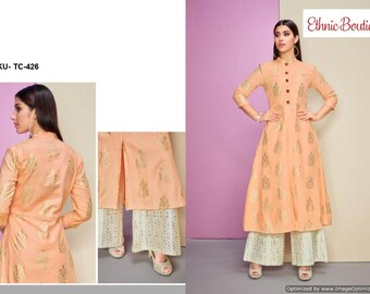 latest party wear plazo suit