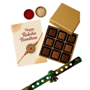 kids designer rakhi ninja (only Rakhi/ Rakhi with Chocolate)