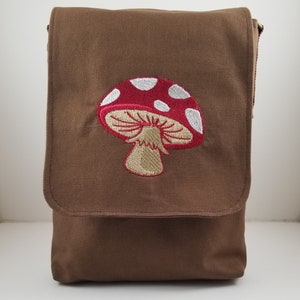 The &#39;Mushroom&#39; Satchel || Made-to-Order Crossbody Purse, Messenger Bag,  Everyday Bag, Travel Bag, Mini Bag