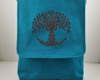 The 'Tree of Life' Satchel || Made-to-Order Crossbody Purse, Messenger Bag, Everyday Bag, Travel Bag, Mini Bag