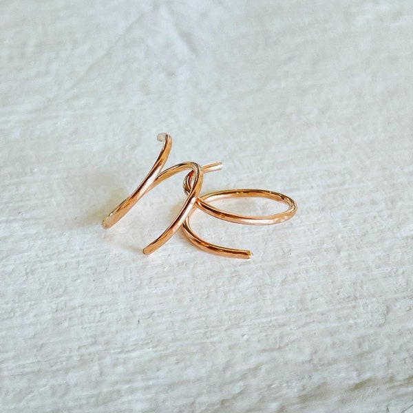 Tiny Twist Earrings / Earrings / 14k Gold Filled / Tiny Earrings / Dainty Jewelry