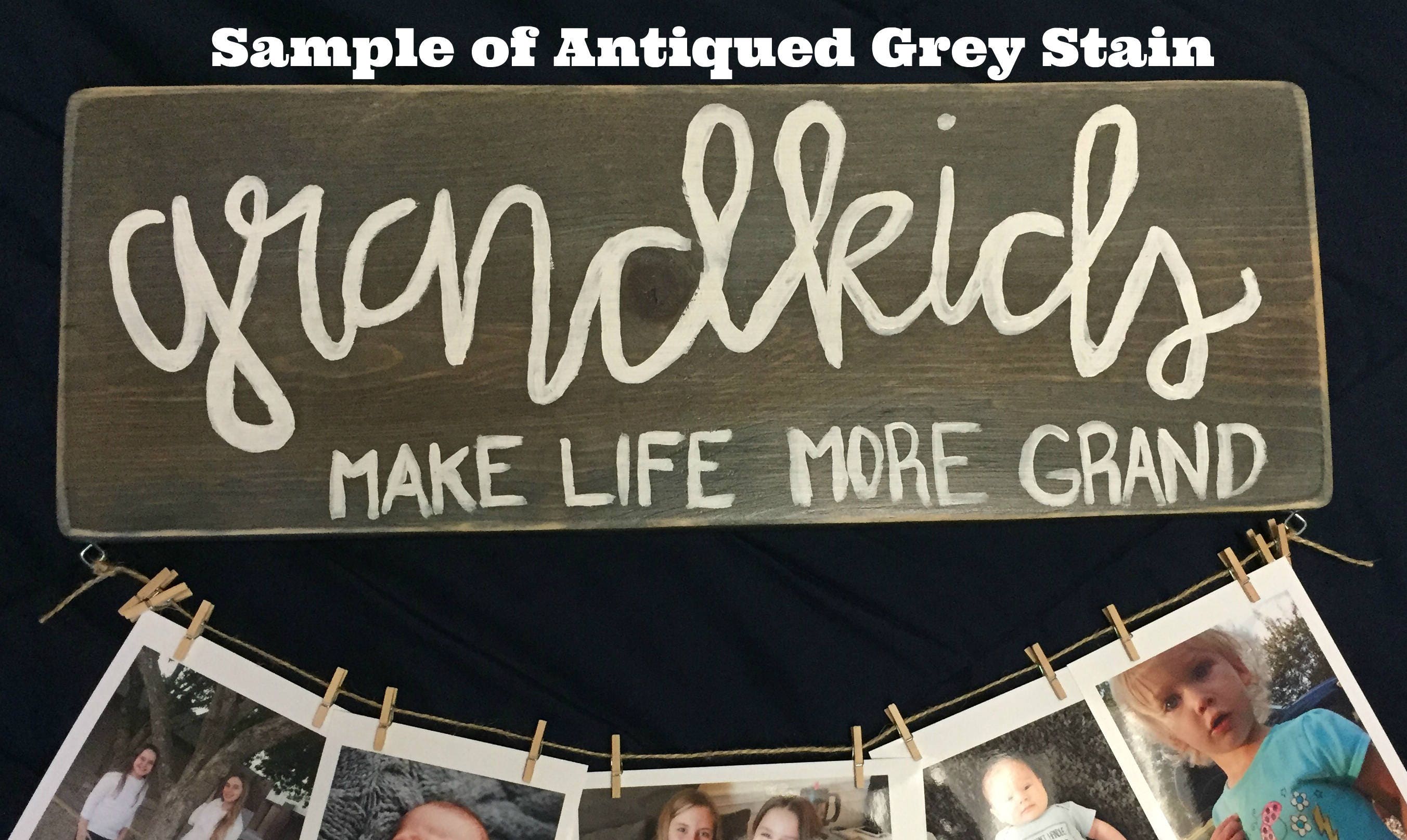 Signo de madera personalizado colgante 20 x 4 | Etsy