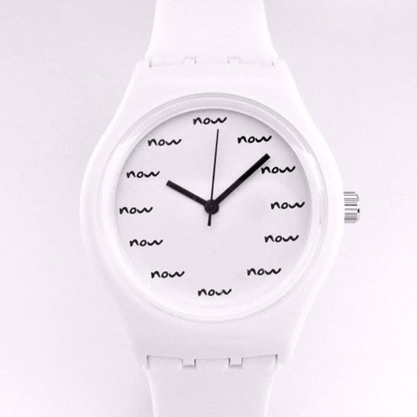 Real Now Watch White