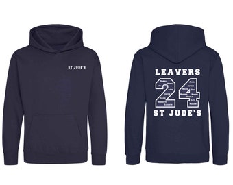 St Jude’s - Leavers Hoody - kids sizing