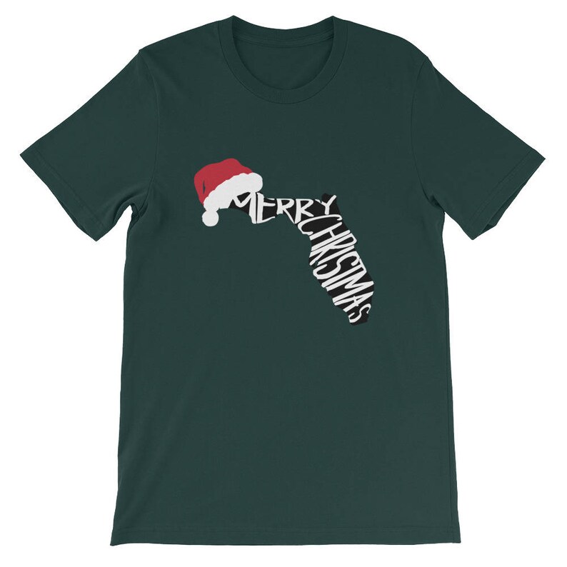 Florida Merry Christmas Shirt Christmas Holiday Apparel 50 | Etsy