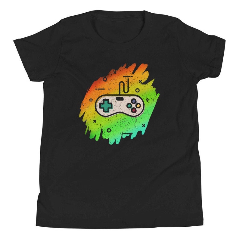 Retro Video Game Youth Tshirt Vintage Gaming Distressed Etsy