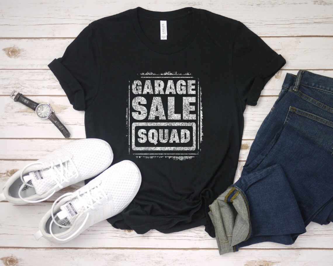 Garage Sale Squad Unisex TShirt Funny Garage Sale Tee Shirt Etsy