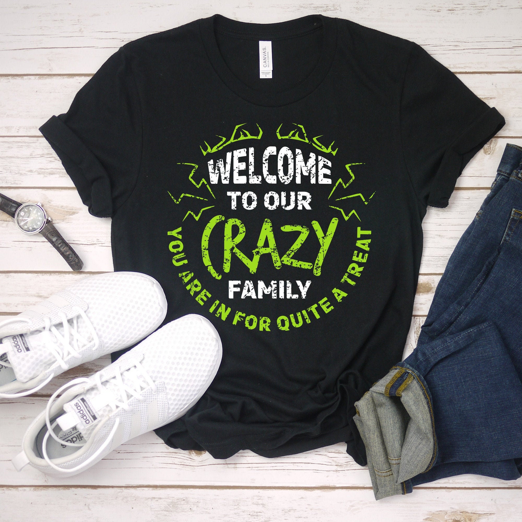 Crazy Family Unisex Tshirt Gifts for Soon to Be Sister in Etsy