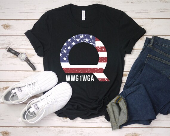 QANON The Great Awakening T-Shirt Political WWG1WGA Deep State Mens Tee Shirt