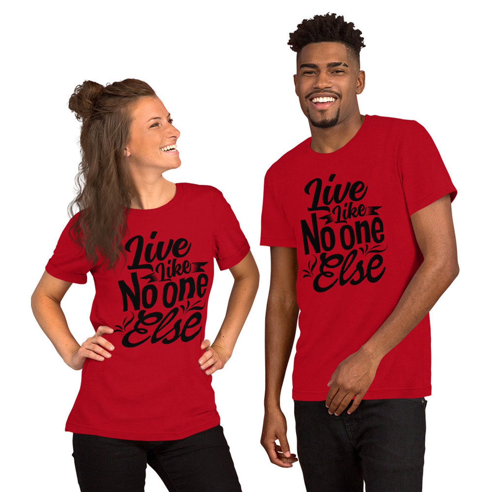 Live Like No One Else Unisex T Shirt Debt Free Quote Tee Etsy 