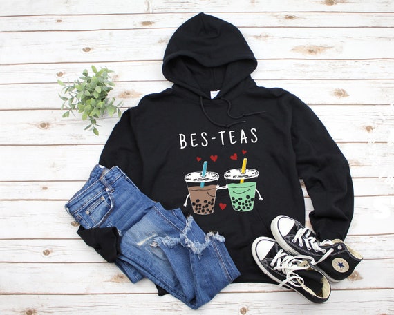Boba tea hoodie Clearance
