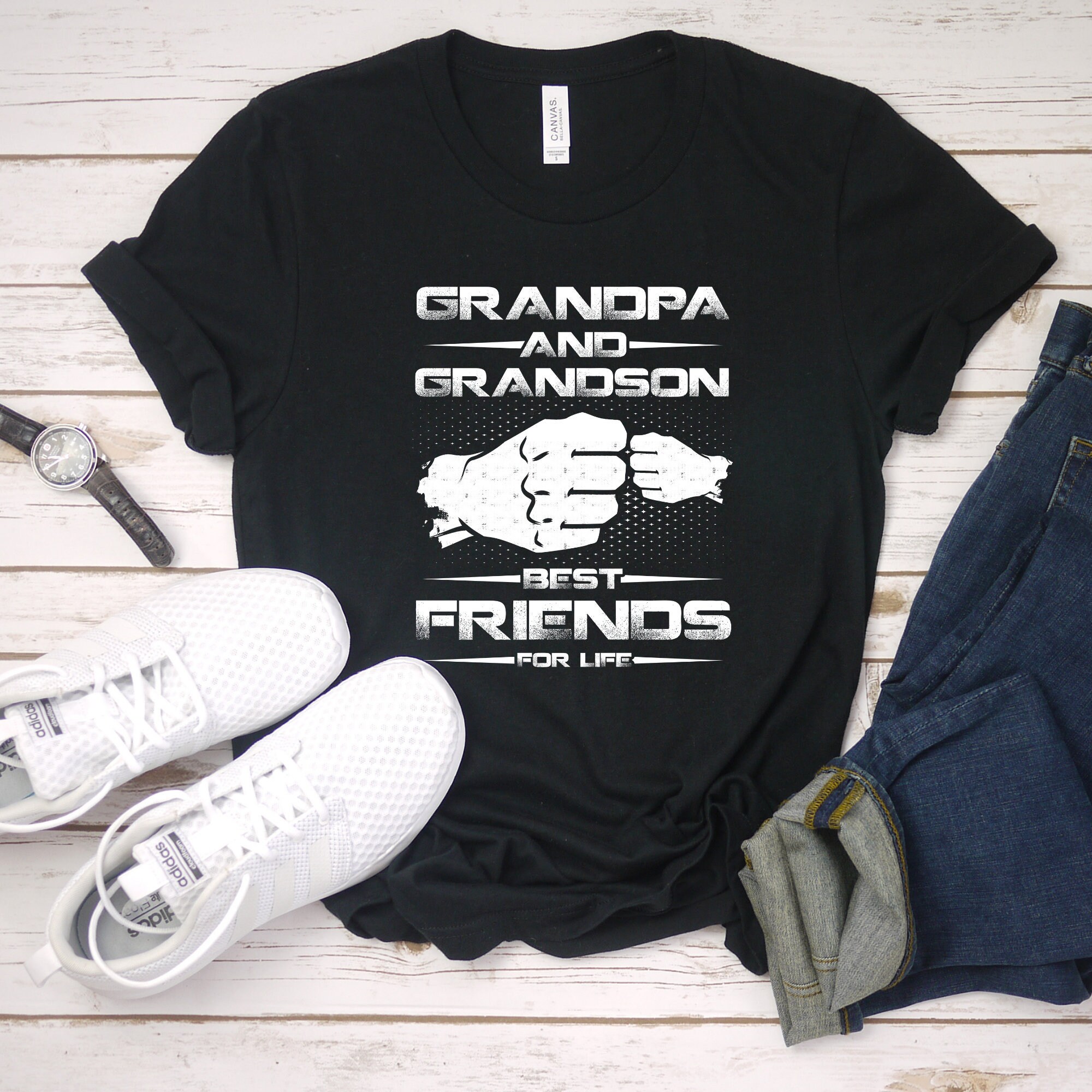 grandpa and grandson best friends for life shirt