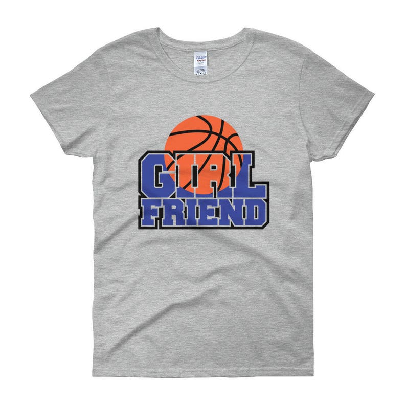 Basketball Girlfriend Tshirt Supportive Girlfriend Shirt Etsy