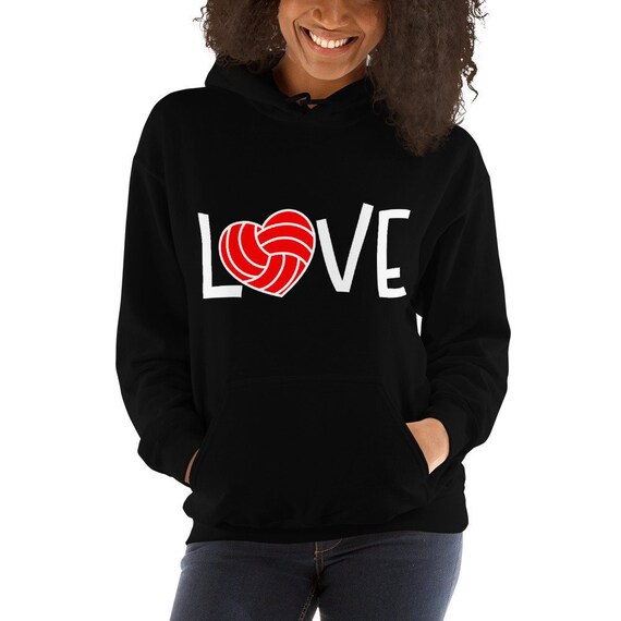 love volleyball hoodie