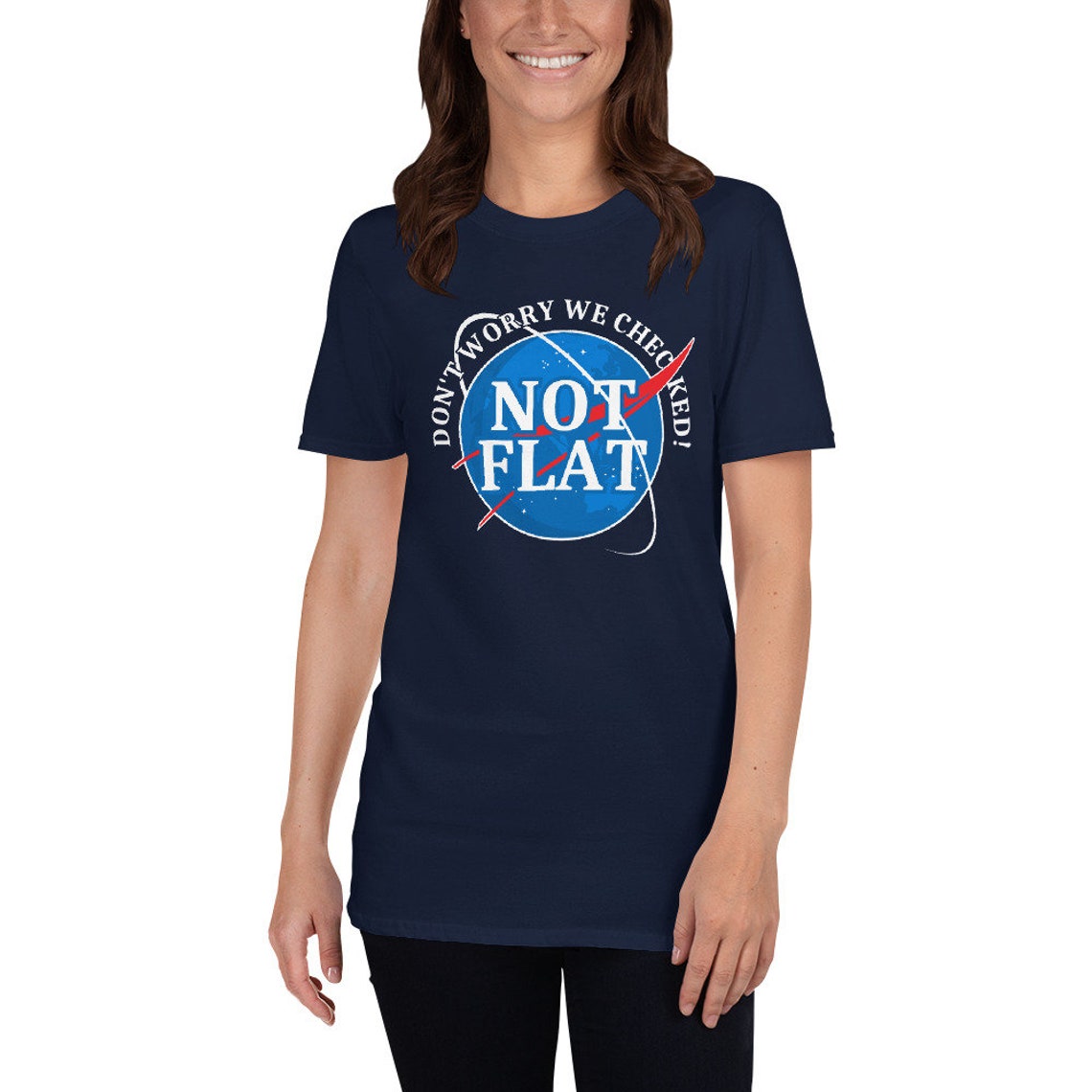 not flat we checked tshirt