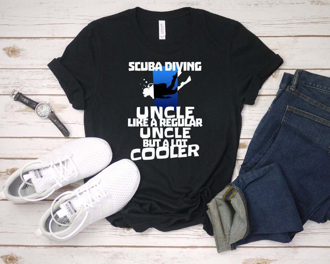 Scuba Diving Uncle Like a Regular Uncle but Cooler Funny - Etsy Israel