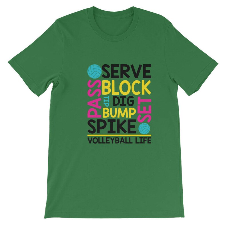 Awesome Volleyball Tshirt Volleyball Lovers Tshirt Etsy