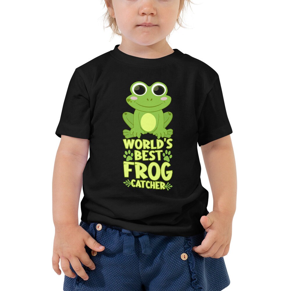 World's Best Frog Catcher Toddler Tee Funny Frog Shirt Etsy