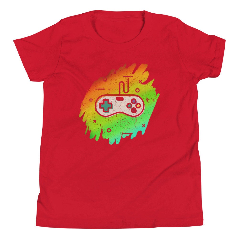 Retro Video Game Youth TShirt Vintage Gaming Distressed Etsy