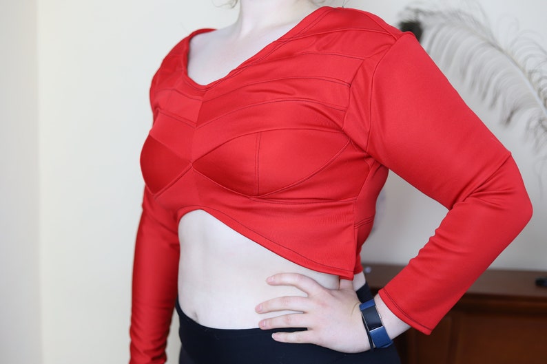 Red Crop Top