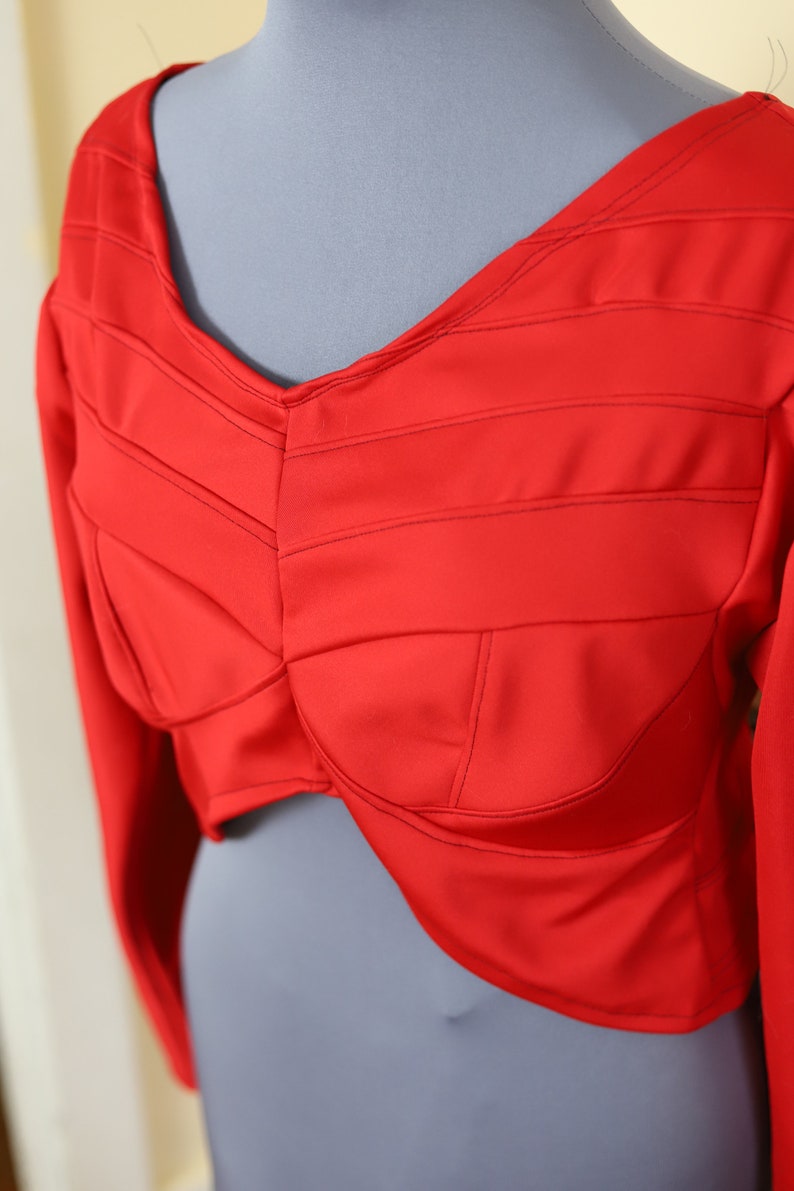 Red Crop Top