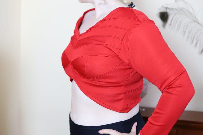 Red Crop Top