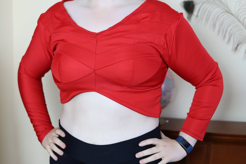 Red Crop Top