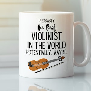 Violinist - Violin - Violinist Gift - Mug - Gift - Violin Gift - Violin Mug - Mug for Violinist - Violin Bag - Necklace - Jewelry - Gifts