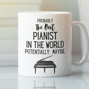 Piano - Gift For Pianist - Mug - Piano Mug - Gift - Pianist Mug - Piano Keys - Piano Stool - Piano Stand - Gifts - Piano Jewelry - Pianist