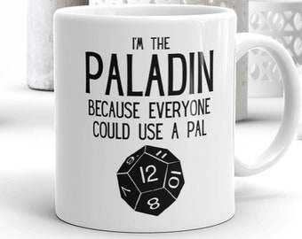 Paladin - Dungeons And Dragons - Mug - Dungeons & Dragons - DnD - Gift - Dungeon Master - Dungeons and Dragons Mug