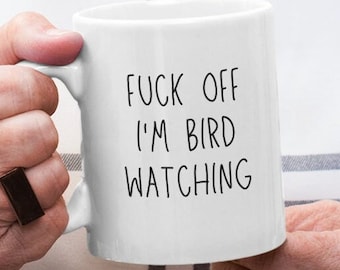 Bird Watching Mug - Perfect Gift for Bird Watchers - Aviculture Enthusiasts - Bird Feeder - Bird Keeping - Aviculture Gift - Bird Watching