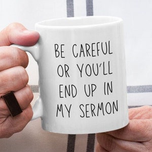 Funny Pastor Mug - Priest - Minister - Gift - Funny Religious Mug For Priest - Priest Gift - Pastor Gift - Minister Gift - Mug - Church Gift